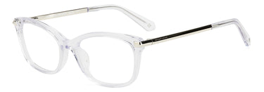 Youth Girls Kate Spade Eyeglasses: Vicenza - Crystal SpecSMART Eye Clinic (Diagonal View)